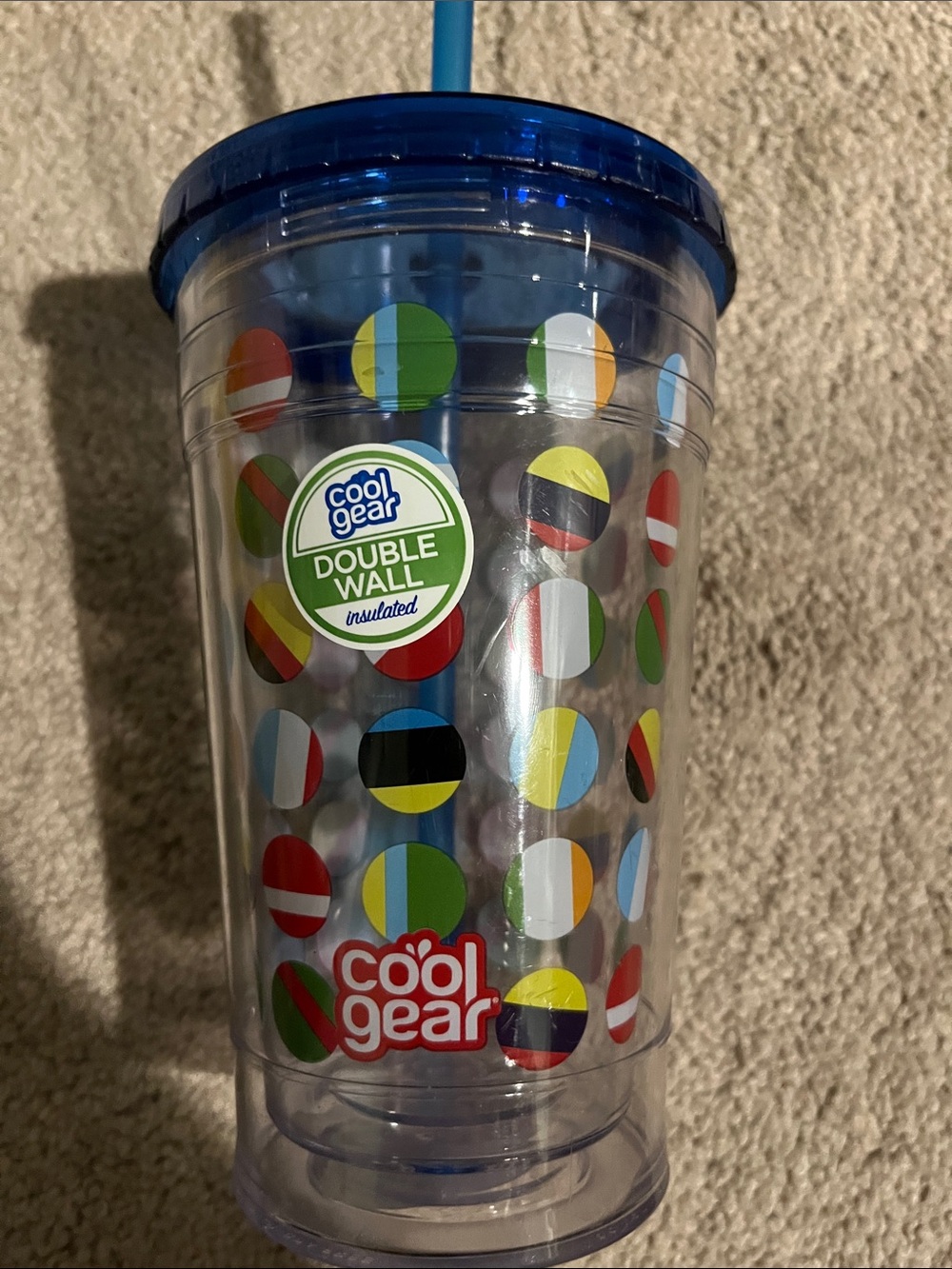 Cool Gear Double Wall Insulated Colorful tumbler